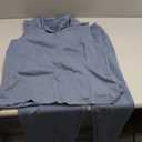 Glamaker Women's 2 Piece Outfits Summer Sleeveless Tops Wide Leg Pants Lounge Set Sweatsuits Tracksuits with Pockets (Large, Grey Blue)