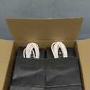 BagDream Black Gift Bags 5.25x3x8 Small Kraft Paper Bags with Handles Bulk 100Pack for Halloween, Party favor, Small Business, Retail, Merchandise, Black Paper Grocery Sacks