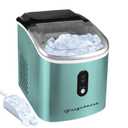 Frigidaire EFIC103 Ice Maker Machine Heavy Duty, 26lb Ice per Day, Blue SS