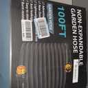 Garden Hose 100FT Non-Expanding Lightweight Flexible（Black）