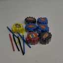 Maxcheck 24 Sets Hero Comic Themed Party Favor Gift Supplies Hero Cups with Straws and Lids,10 oz Plastic Cup for Pow Zap Bang Wham Boom Bulk Birthday Party Favor Supplies