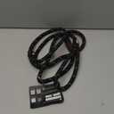 Fida Durable Slip Lead Dog Leash, 6 FT x 1/2" Heavy Duty Dog Loop Leashes, Comfortable Strong Rope Slip Leash for Large Medium Dogs, No Pull Pet Training Lead with Highly Reflective(1/2", Black)