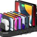 Unitek USB-C Charging Station for Multiple Devices - Multi Type C Charger Dock with 2 X PD 20W & USB-C Port, Device Organizer Fast Charge Docking for iPhone, iPad, Samsung, Tablets and More