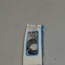 SCALLOP for AirTag (1st & 2nd Gen) Keychain with Carabiner,Thick Hard PC Air Tag Holder,IPX8 Waterproof,Secure Lock (Black 1 Pack)