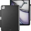 MAGEASY CoverBuddy for M3/M2 iPad Air 11” (2024-2025) - iPad Air Case Compatible with Magic Keyboard, Enhanced Thickness & Heat Dissipation, with Pencil Holder - Black (5.0 Leather)