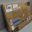 Free Standing Dog Gate Indoor, Foldable Dog Gate for Doorways Stairs Hallways, 3-Panel Freestanding Pet Gate with Support Feet for Stability, Folding Puppy Gate Easy to Move, Doggy Gate 54"x24", 3-Panel, 24"Tall