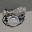 Adjustable Shepherd Hook Stand, 34"- 55" Black Iron Shepherd Hook with Base for Plant Hanging, Wind Chime & Bird Feeder - Outdoor Garden Porch Decoration(Elegant Style)