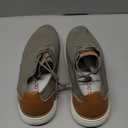 VILOCY Men's Fashion Dress Sneakers Casual Walking Shoes Business Oxfords Comfortable Breathable Lightweight Tennis (11.5 Wide, Khaki)