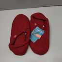 HomeTop Women's Fuzzy Curly Fur Memory Foam Loafer Slippers with Polar Fleece Lining, 10.5