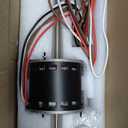D1092 RV Air Conditioner Motor with Capacitor Compatible with Coleman Mach RV AC Fan Motor Compatible with Fasco D1092 1/3 HP 115V 1675 RPM Replace 1468-3069 7184-0156