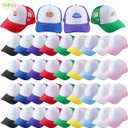 Esgwork 36 Pack Sublimation Blank Trucker Hats Bulk, Adjustable Mesh Baseball Caps