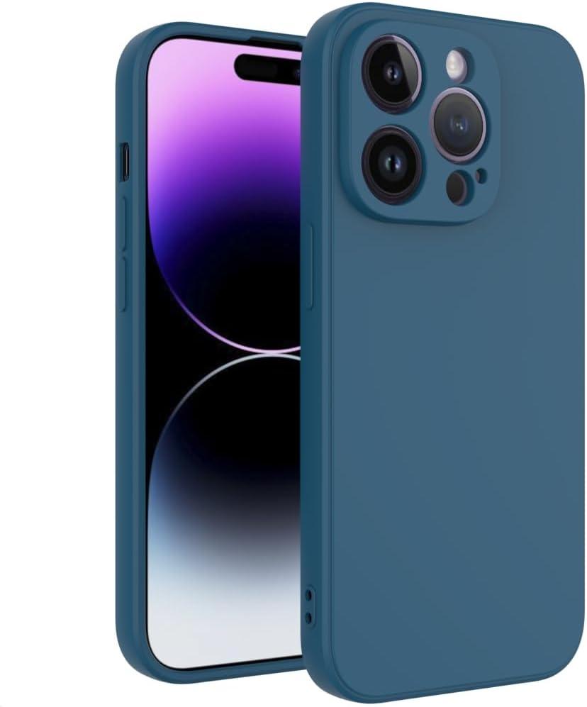 iPhone 15 Pro Max Case Dark Blue, Scratch Resistant with Soft Touch, Slim Thin Phone Cover for iPhone 15 Pro Max 6.7 inch