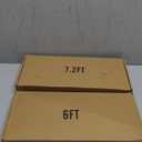 Wokceer Wedding Arch Backdrop Stand 7.2FT, 6FT Gold Metal Arch Stand Set of 2 for Birthday Party Wedding Ceremony Baby Shower Graduation Decoration