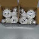 8-Pack LED Black Bulb, A19, UVA 385-400NM, 9W (100W Equivalent), E26 Head, Non-Dimmable, for Halloween Decorations, Glow Parties, Fluorescent Posters