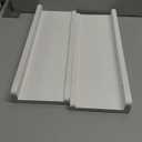 Floating Shelves Wall Mounted Set of 2, Modern White Shelves for Bedroom, Nursery Shelves with Lip, Display Picture Ledge Shelf for Wall Decor Living Room Bathroom Kitchen - White (15.7 In)