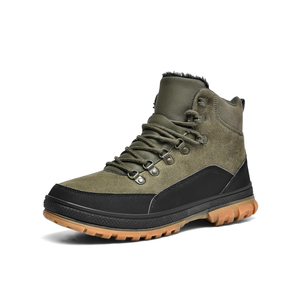 Wondamo Men's Snow Boots Lightweight Waterproof Winter Boots Fur Lined Anti-slip Cold Weather Shoes 46/13