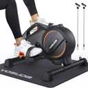YOSUDA Under Desk Bike with 16-Level Magnetic Resistance & Bluetooth App Quiet Pedal Exerciser While Sitting, Mini Exercise Bike for Adults & Seniors, Arm and Leg Machines for Office & Home, 19.69"D x 17.71"W x 12.99"H