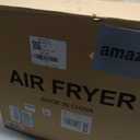 Dual Basket Air Fryer, 12.6QT Family-Size for 1012 People, XL Basket for 6LB Whole Chicken, DoubleStack Compact Design, 10-in-1 Functions with Reheat, Dehydrate & SyncFinish, Dishwasher-Safe, Black, 10.98 x 16.26 x 19.21 inches