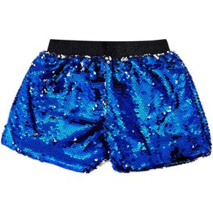 Girls Shorts Flip Sequin Sparkle Short Pants Kids Birthday Party Shorts Summer Dance Concert Halloween Clothes (S)