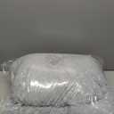 JOEJOY Small Dog Bed Cat Bed with Hooded Blanket, Cozy Cuddler Luxury Puppy Pet Bed, Donut Round Calming Anti-Anxiety Dog Burrow Cave Bed - Anti-Slip Bottom and Machine Washable 23 inch (Grey)