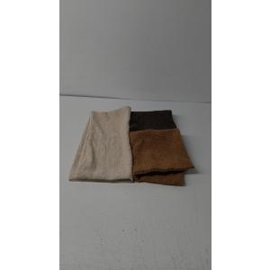 MiSoft Curly Woolly Pile Sherpa Fleece Lining Fabric, Polar Anti Pill Fleece Imitation Fabric, for Crafts Scarf DIY Sewing Dolls Pillows Cushions Seat Pads Home Decor, 50x160cm , 3 pack