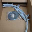 Dryer Bearing Kit WE49X20697 Replacement for GE WE3M26 Top Front Drum Bearing, WE9M30(WE09X20441) Drive Belt, WE12M29 Bearing Slides, WE1M1067 WE1M504 Glide Slides