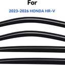 Window Visors Rain Guards for 2023 2024 2025 2026 Honda HR-V, Out-Channel Window Vent Wind Deflectors Visors Shades for 23 24 25 26 HRV