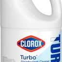 Turbo Disinfectant Cleaner for Sprayer Devices, Bleach-Free, Kills Cold and Flu Viruses and COVID-19 Virus, 64 Fluid Ounces
