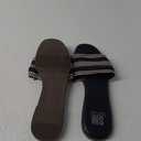 SMNY Kit Women's Slide Sandals – Navy, Size 10, Slip-On Summer Flats