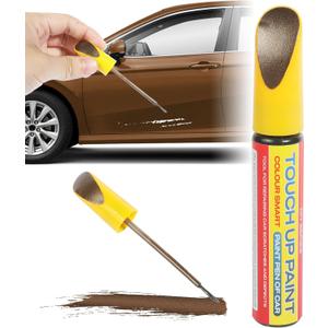 4 x ESEWALAS Car Paint Pen,Car Paint Repair,Car Repair Scratch Remover,Touch Up Paint for Cars,Car Accessories Car Scratch Repair Paint Pen,Quick Easy Car Touch Up Paint Pen for Car Deep Scratches (Brown)