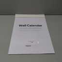 2026 Calendar, 12 Months, January to December, 17" x 12", Large Wall Calendar 2026 with Hanger, Calendar 2026 for Wall, 2026 Calendar Planner, Thick Paper, Spiral Binding, Simple and Aesthetic Design.