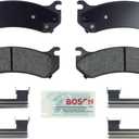 BOSCH BE785H Blue Ceramic Disc Brake Pad Set With Hardware - Compatible With Select Cadillac Escalade; Chevrolet Avalanche, Express, Silverado, Suburban, Tahoe; GMC Savana, Sierra, Yukon, XL + More