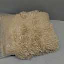 DweIke Fluffy Beige Runner Rugs for Bedroom, 2'x6' Feet Soft Plush Long Runners for Girls Boys Kids, Non-Slip and Machine Washable Bedside Rug, Small Throw Carpet for Hallway Rooms Decor