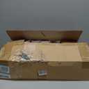 White Slatwall Shelf, 24" x 12" Wooden Slat Wall Shelves with Metal Brackets Heavy Duty Slatwall Shelving Organizer Accessories for Home Garage (6, 23.6" x 11.8")