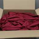 10 x 10 Feet Burgundy Backdrop Curtain for Partie, Background Curtains for Photoshoot, Birthday, Wedding, Halloween, Thanksgiving, Christmas Day, New Year Party Decorations 5Ft x 10Ft, 2 Panels