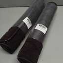 2 x TOONOW Indoor Doormats Front Door Mat,32 "x17, Low-Profile Machine Washable Kitchen Rug, Absorbent Mud Half Round Entrance Mat for Outdoors, Entryway, Patio, Bedroom,Purple