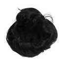 Male Synthetic Full Wigs, Multifunctional Layered Heat Black Middle Part Short Wig for Men for Daily for Boy