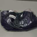 Smallshow Women's Split Long Maternity Dress Short Sleeve Ruched Pregnancy Clothes (XX-Large, Navy)