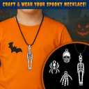 2 x PIBEX Spooky Pumpkin Dig Kit Excavation Science Kit with 14 Hidden Treasures (4 Metal Charms + 10 Creepy Minis) DIY Necklace Craft & Archaeology Adventure Toy for Kids Ages 6+