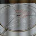 6 Light 26" Cream Fabric Black Semi Flush Mount Close to Ceiling Light Fixture