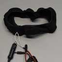 ZJchao Heated Steering Wheel Cover, Steering Wheel Heater, Automotive Hand Warming Protector, Fast Heating Anti Slip Universal Fit for Winter Driving Sedans, Suvs, and Trucks