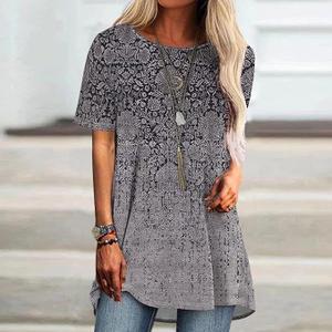 Essential Pack Women's Crew Neck Tee Soft Lightweight Summer Basic Short Sleeve Top for Daily Wear Blue, Large