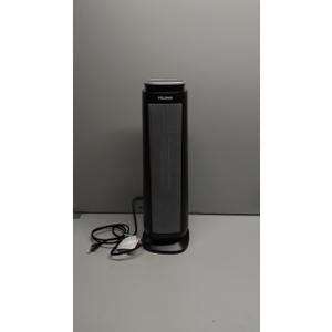 PELONIS PTH15A4BGB Ceramic Tower 1500W Indoor Space Heater with Oscillation, Remote Control, Programmable Thermostat & 8H Timer, ECO Mode, Tip-Over Switch & Overheating Protection, Gray (Grey)