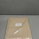 Outdoor Curtains for Patio Waterproof - Weatherproof Porch & Gazebo Curtains, Grommet Top and Tab Bottom Drape,1 Panel, 52" W x 96" L, Beige