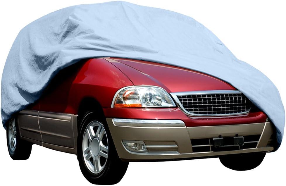 Budge Duro 3 Layer Van Cover, Water Resistant, Scratchproof, Dustproof Cover, Fits Vans up to 19'6", Gray