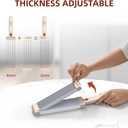 ONCE FOR ALL Meat Slicer Cleaver Kitchen Knife Set For Meat Slicing Shredding, Manual Fresh Meats Cutter Food Slicer For Beef Pork Mutton For Home Cooking BBQ Hot Pot (Pink)