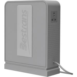 1000W Step Up Transformer 110v to 220v Converter, Heavy Duty Voltage Converter 110v-120v to 220v-240v with Dual Outlets, Overload Protection & Ultra-Quiet for Home Appliances, Light Grey