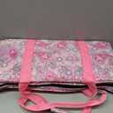 American Mahjong Game Set, 166 Pink Tiles (1.2), 4 All-in-One Color Rack/Pushers & Drawstring Bag, Complete Mahjong Sets with Pink Printed Carrying Bag and Mahjong Tile Set Accessories