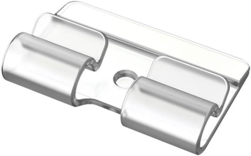 3 x NadaShop AWG3 (7MM) Outdoor Clear Light Clips, 25PCS Lights Hooks, Brick Clips, Pegs for String, Outside Hangers, Garland Straps, Double Cable Clamps, Transparent Sticky Clasps, Christmas Light Clips