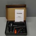 TOLOCO Massage Gun, Deep Tissue Back Massage for Athletes for Pain Relief, Percussion Massager with 10 Massages Heads & Silent Brushless Motor, Valentines Day Gifts for Him Her, Black